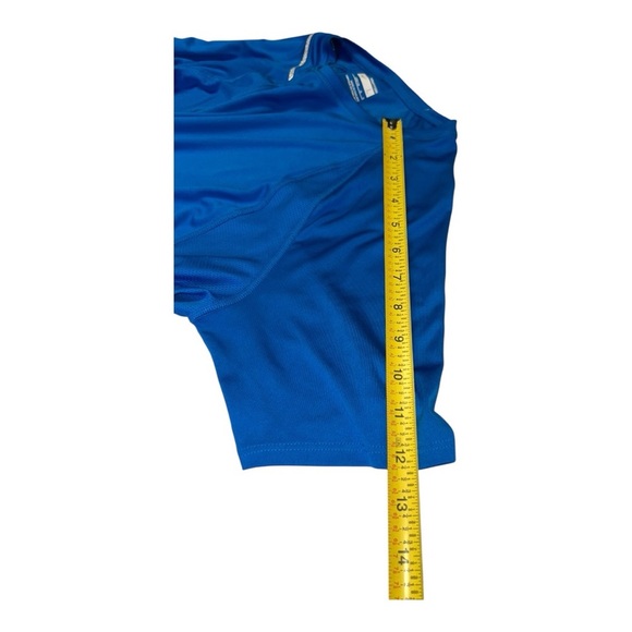 Nike Womens Dri Fit Shirt Running Training Size L Royal Blue Performance - Picture 8 of 10